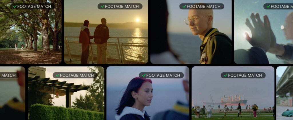 Filmsupply's AI-powered search - footage match