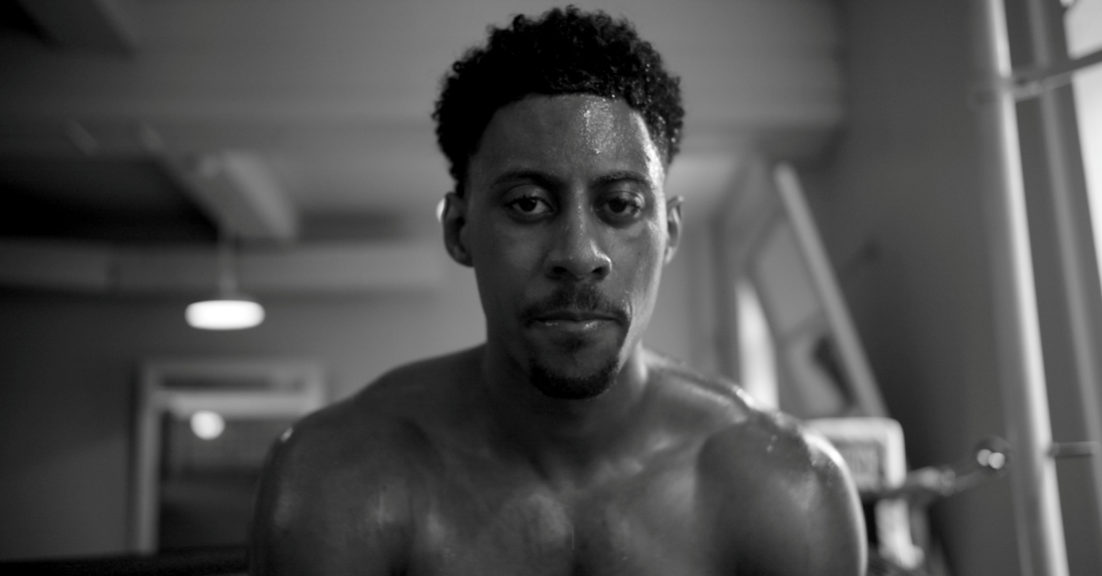 man working out