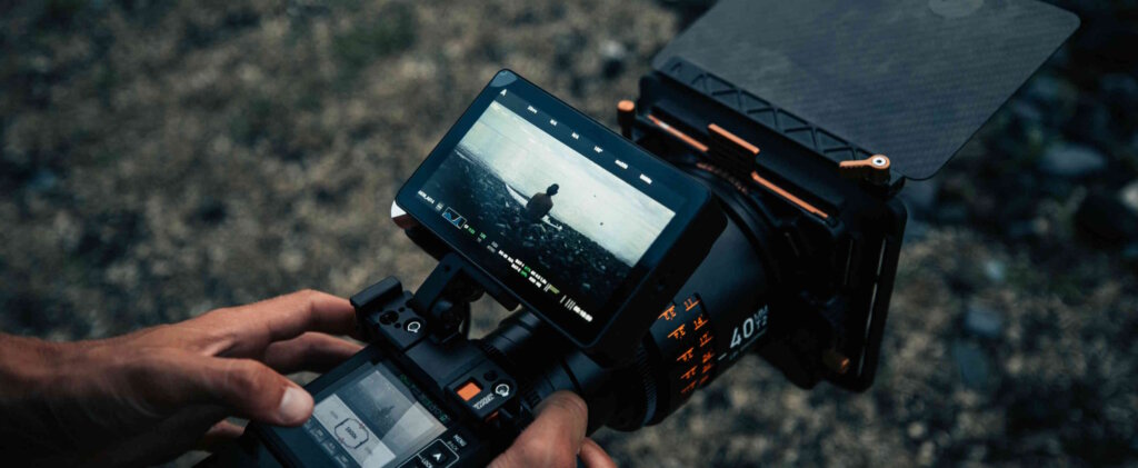 Filmmaker Holding A Camera