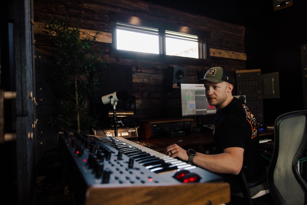 Ross Lara working on the Call of Duty Soundtrack