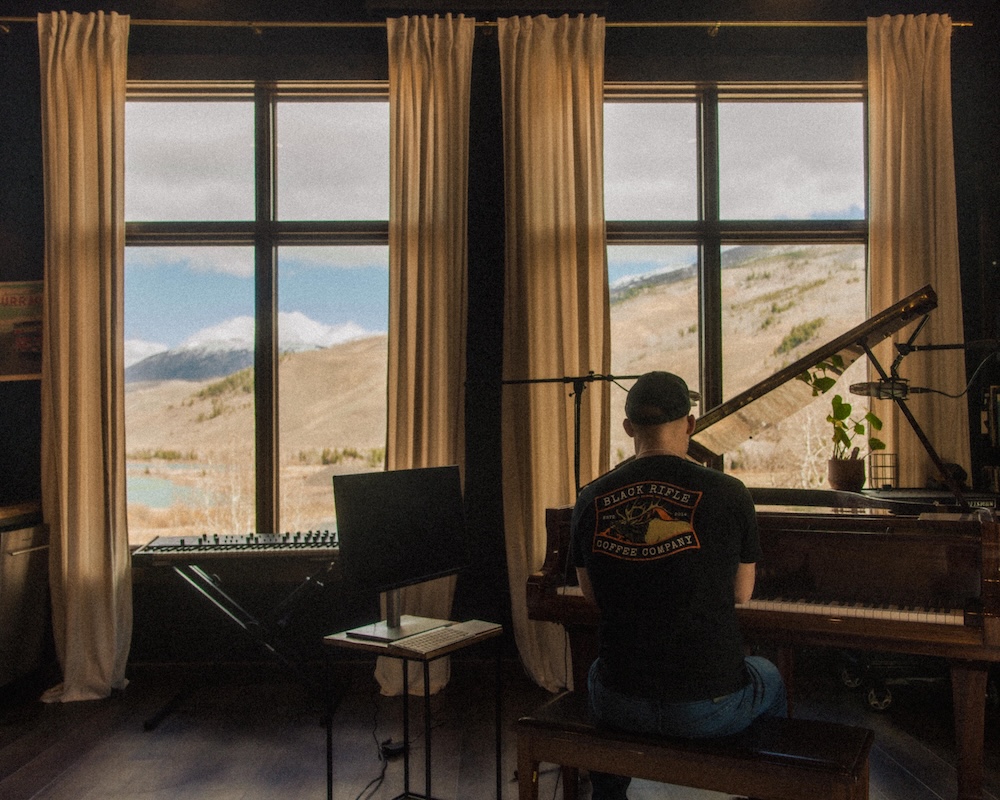 Ross Lara working on the Call of Duty Soundtrack