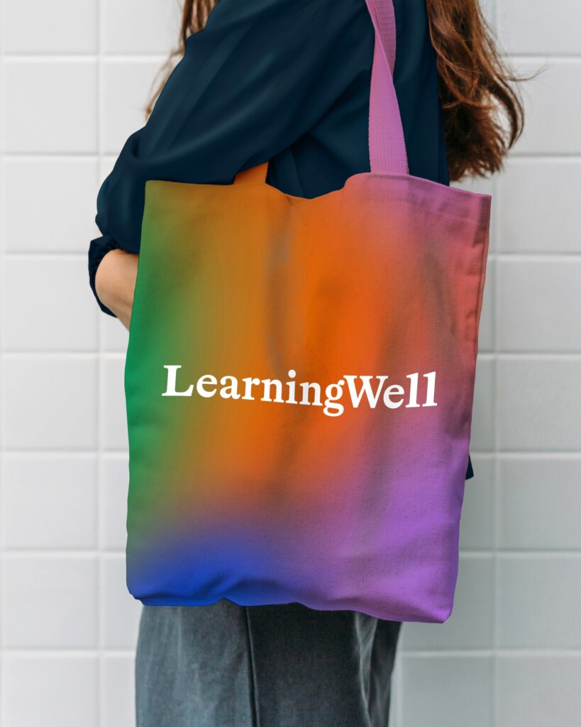 Brand design for LearningWell by Kirsten Holland.