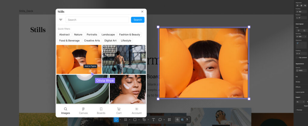 Stills figma plugin
